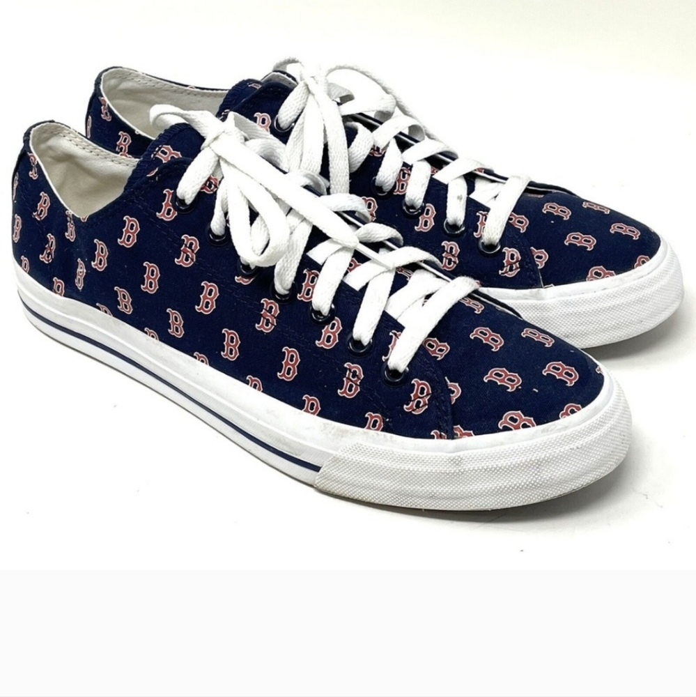 Red Sox Sneakers Tennis Shoes Baseball Row One Men's 10.5 Women's 12